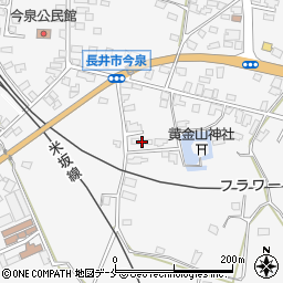 山形県長井市今泉751-2周辺の地図