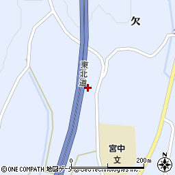 宮城県刈田郡蔵王町宮乙当地周辺の地図
