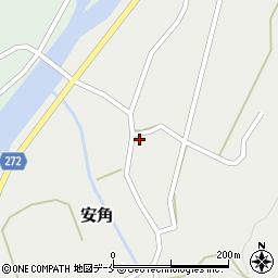新潟県岩船郡関川村安角377周辺の地図