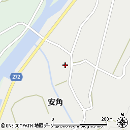 新潟県岩船郡関川村安角386周辺の地図