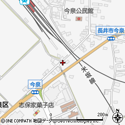 山形県長井市今泉758-10周辺の地図