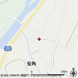 新潟県岩船郡関川村安角387周辺の地図
