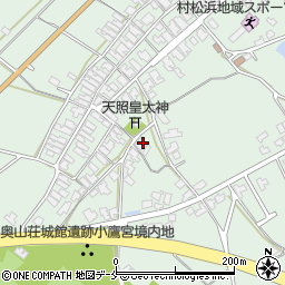 新潟県胎内市村松浜1268周辺の地図