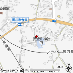 山形県長井市今泉1811-40周辺の地図