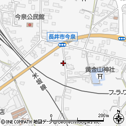 山形県長井市今泉709-6周辺の地図