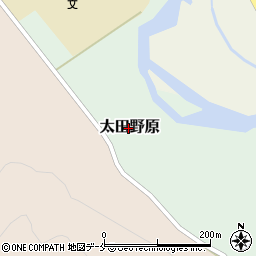 新潟県胎内市太田野原周辺の地図