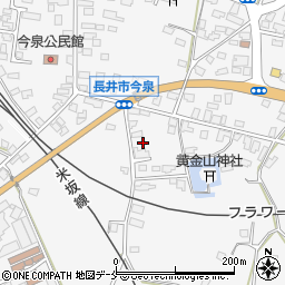 山形県長井市今泉754-6周辺の地図