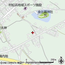 新潟県胎内市村松浜1590周辺の地図