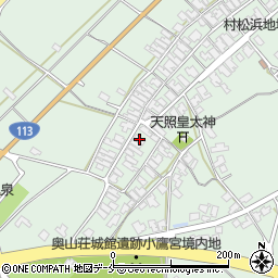 新潟県胎内市村松浜1114周辺の地図