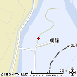 山形県西置賜郡小国町朝篠264周辺の地図