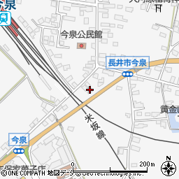 山形県長井市今泉718-17周辺の地図