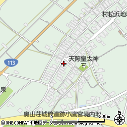 新潟県胎内市村松浜1115周辺の地図