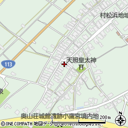 新潟県胎内市村松浜1116周辺の地図