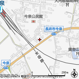 山形県長井市今泉718-1周辺の地図