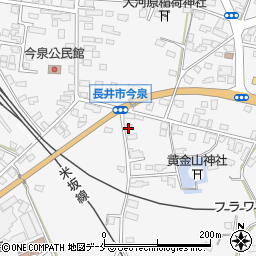 山形県長井市今泉755-1周辺の地図