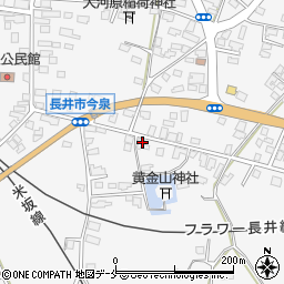 山形県長井市今泉1811-7周辺の地図