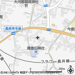 山形県長井市今泉1164-48周辺の地図
