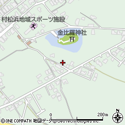 新潟県胎内市村松浜1624周辺の地図