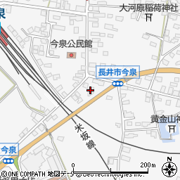 山形県長井市今泉718-16周辺の地図