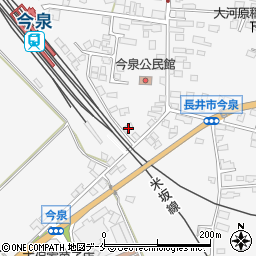 山形県長井市今泉720周辺の地図