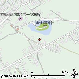 新潟県胎内市村松浜1628周辺の地図