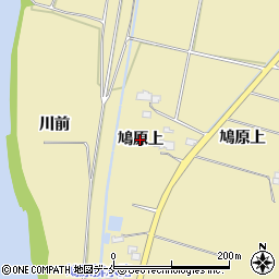 宮城県角田市鳩原（上）周辺の地図