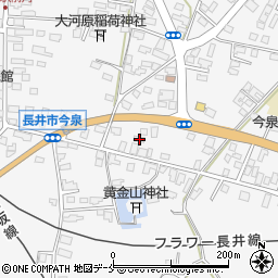 山形県長井市今泉1143周辺の地図