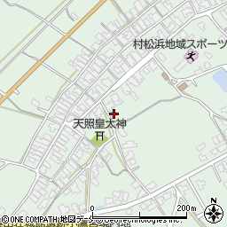 新潟県胎内市村松浜1223周辺の地図