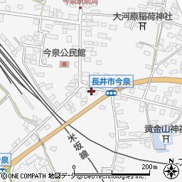 山形県長井市今泉716周辺の地図