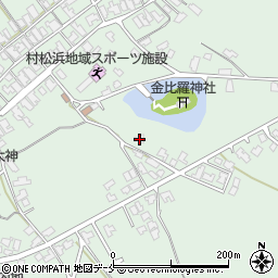 新潟県胎内市村松浜1200周辺の地図