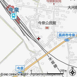 山形県長井市今泉766-2周辺の地図