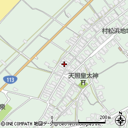 新潟県胎内市村松浜1090周辺の地図