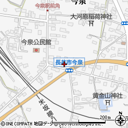 山形県長井市今泉1078-1周辺の地図