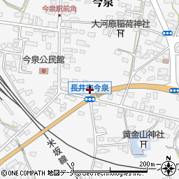山形県長井市今泉1077-1周辺の地図