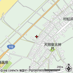 新潟県胎内市村松浜888周辺の地図