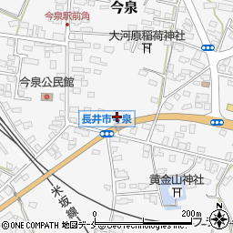 山形県長井市今泉1169-4周辺の地図