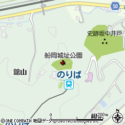 船岡城址公園周辺の地図