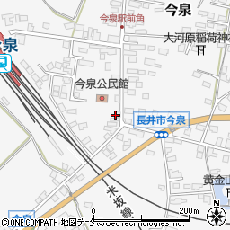 山形県長井市今泉723-1周辺の地図