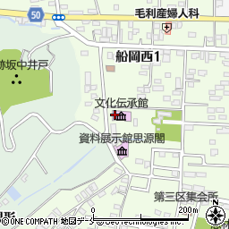 柴田町図書館周辺の地図