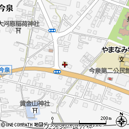 山形県長井市今泉1822周辺の地図