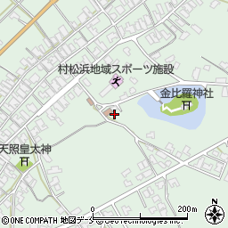 新潟県胎内市村松浜1203周辺の地図