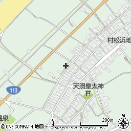 新潟県胎内市村松浜893周辺の地図