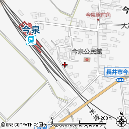 山形県長井市今泉767周辺の地図