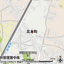 新潟県胎内市北本町周辺の地図