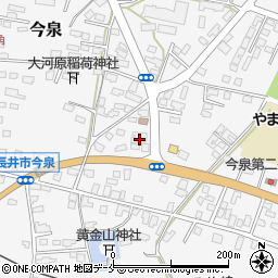山形県長井市今泉1825周辺の地図
