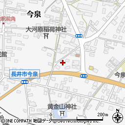 山形県長井市今泉1164-31周辺の地図