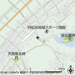 村松浜簡易郵便局周辺の地図