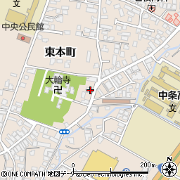 新潟県胎内市東本町14-37周辺の地図