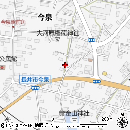 山形県長井市今泉1176周辺の地図