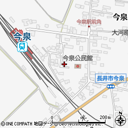 山形県長井市今泉1006-16周辺の地図